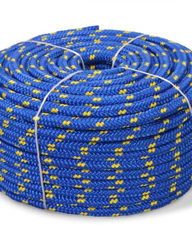 Vidaxl Lodné lano,  polypropylén,  14 mm,  50 m,  modré