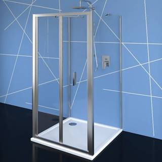 POLYSAN EASY LINE trojstenný sprch. kút 700x1000mm,  sklad.dvere,  L/P,  číre sklo EL1970EL3415EL3415 - Polysan