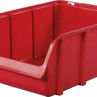 Tood Plastový box 490x308x188 mm,  stohovateľný,  červený