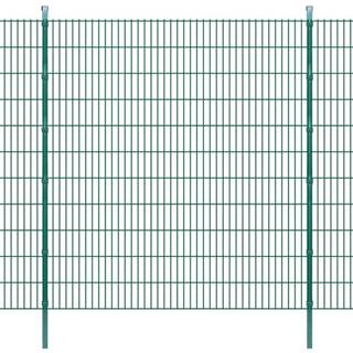 Vidaxl  2D plotové panely so stĺpikmi 2008x2230 mm 4 m Zelená značky Vidaxl