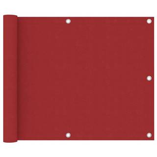 Vidaxl Balkónová markíza,  červená 75x600 cm,  oxfordská látka