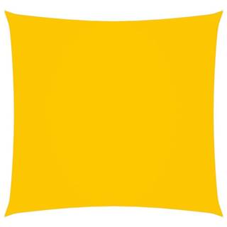 Vidaxl Tieniaca plachta oxfordská látka štvorcová 5x5 m žltá