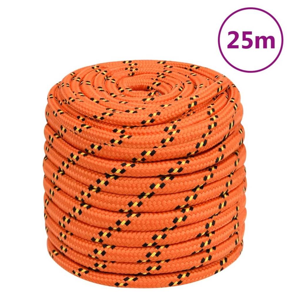 Vidaxl  Lodné lano oranžové 16 mm 25 m polypropylén značky Vidaxl