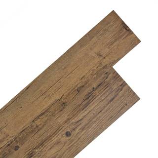 Vidaxl Samolepiace podlahové dosky z PVC 5, 02 m2,  2 mm,  hnedý orech