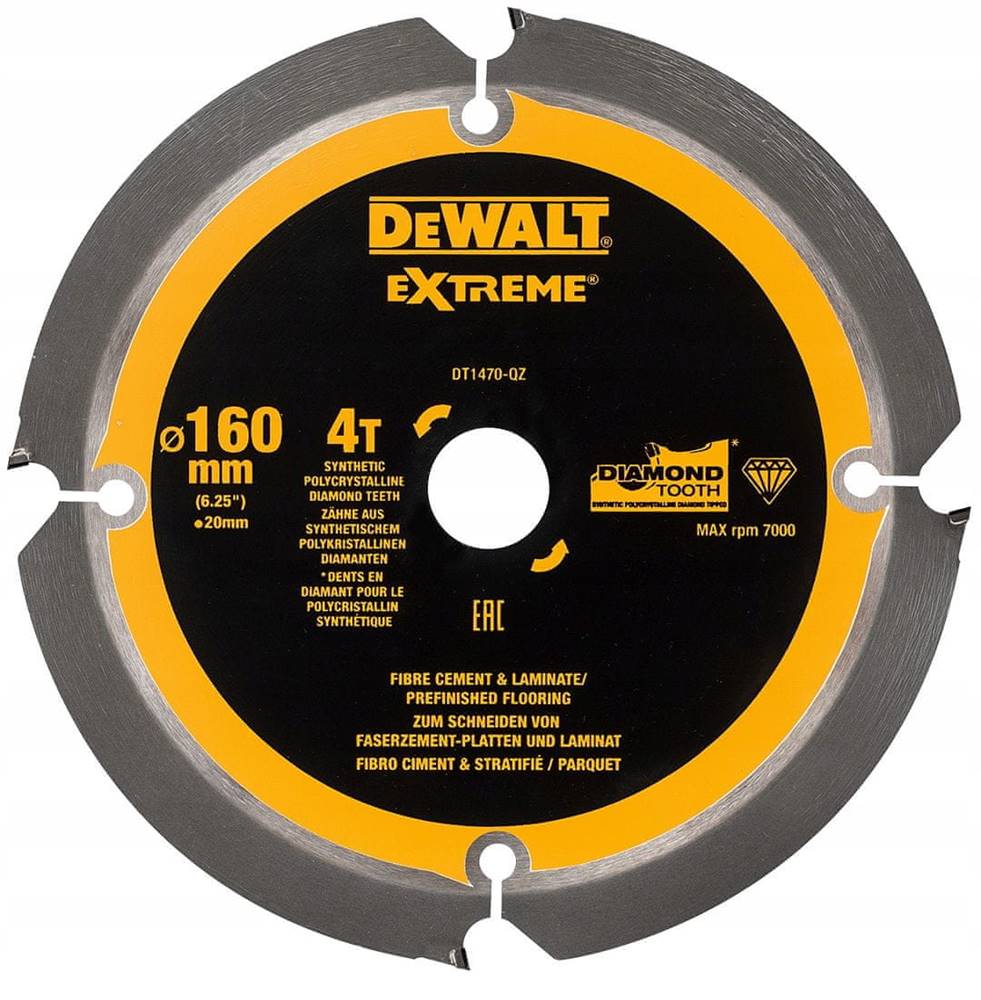 DeWalt  Kotúčová píla 160x20mm vidlica EXTREME DT1470 značky DeWalt
