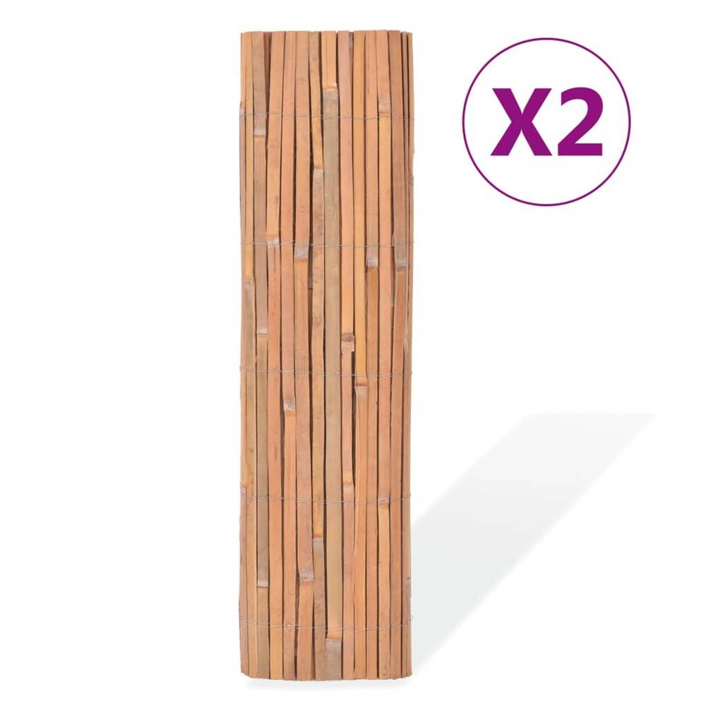 Vidaxl  Bambusové ploty 2 ks 100x400 cm značky Vidaxl