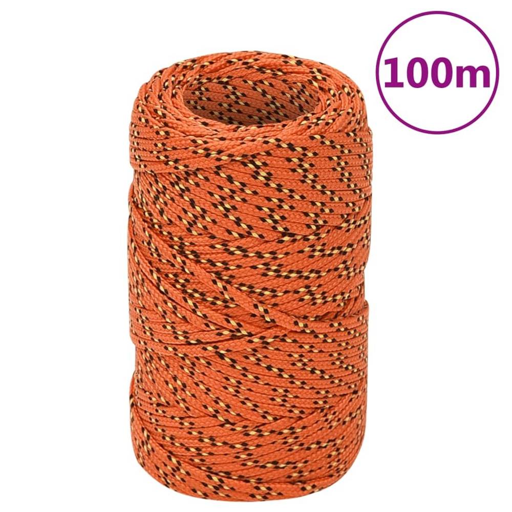 Vidaxl  Lodné lano oranžové 2 mm 100 m polypropylén značky Vidaxl