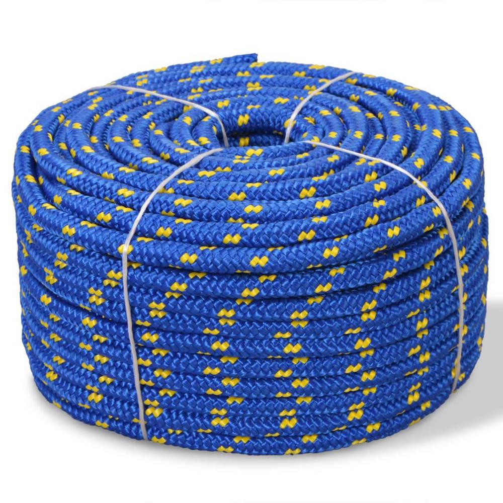 Vidaxl  Lodné polypropylénové lano 16 mm 50 m modré značky Vidaxl