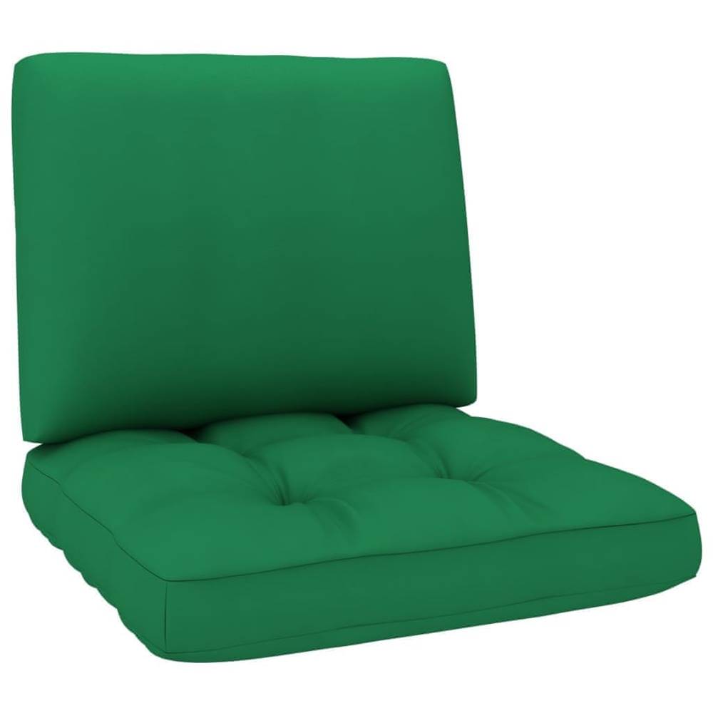 Vidaxl  Podložky na paletovú sedačku 2 ks,  zelené značky Vidaxl