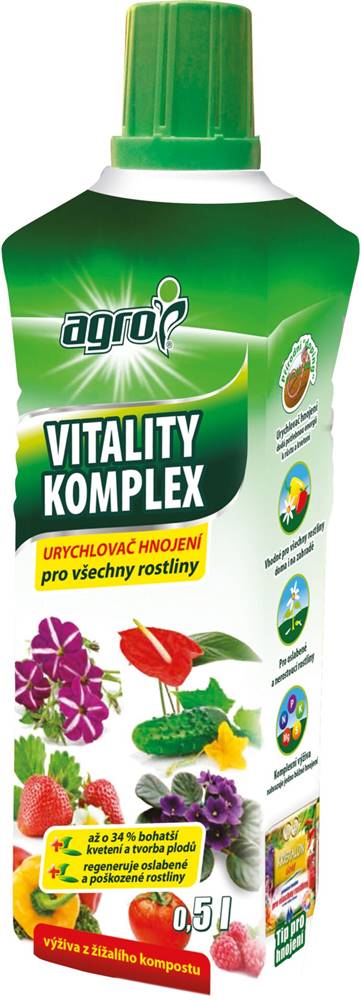 Agro  Hnojivo Vitality Komplex kvapalný 0.5 l značky Agro