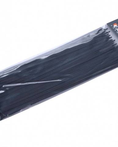 Extol Premium Pásky sťahovacie na káble čierne,  300x4, 8mm,  100ks,  nylon PA66