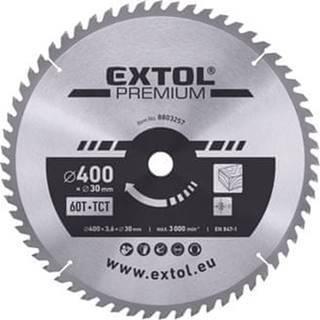 Extol Premium Kotúč pílový (8803257) s SK plátkami,  Ø400×3, 8x30mm,  60T