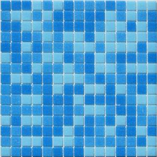 Horavia Mozaika 327x327x4mm,  drvené sklo,  SWIMMING BLUE