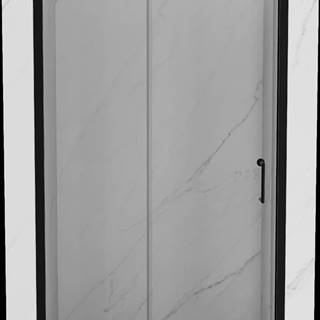 Mexen APIA sprchové posuvné dvere do otvoru 115cm,  čierna,  845-115-000-70-00