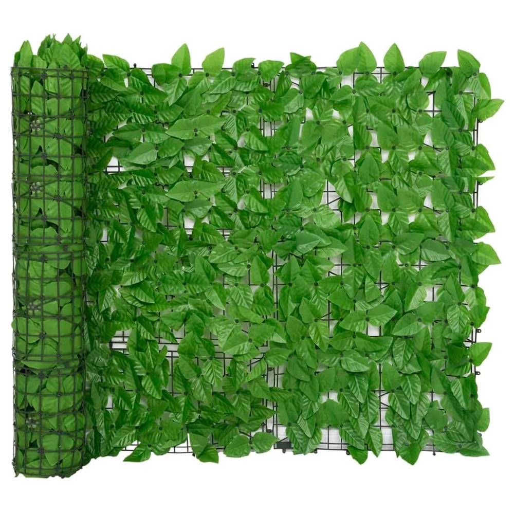 Petromila   Balkónová markíza so zelenými listami 600x100 cm značky Petromila