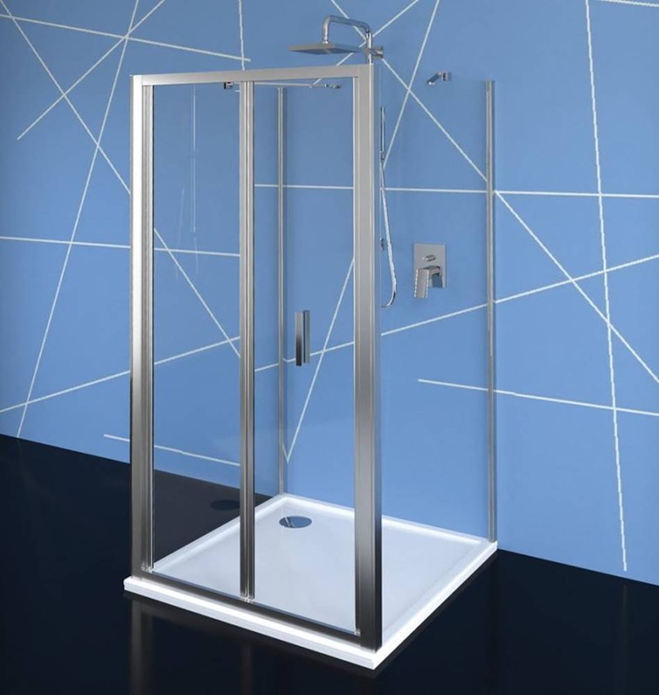 POLYSAN  EASY LINE trojstenný sprch. kút 800x700mm,  sklad.dvere,  L/P,  číre sklo EL1980EL3115EL3115 - Polysan značky POLYSAN