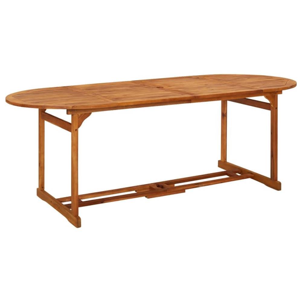 Vidaxl  Záhradný jedálenský stôl 220x90x75 cm masívne akáciové drevo značky Vidaxl
