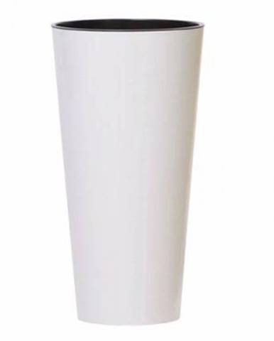 Prosperplast kvetináč TUBUS Slim DTUS150S,  biely