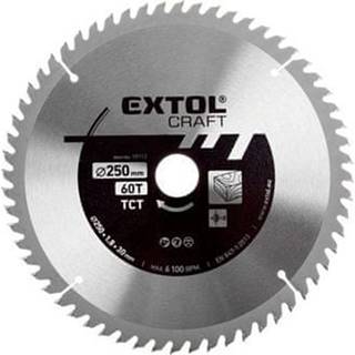 Extol Craft  Kotúč pílový s SK plátkami (19113) 250x1, 8x30mm,  60T značky Extol Craft