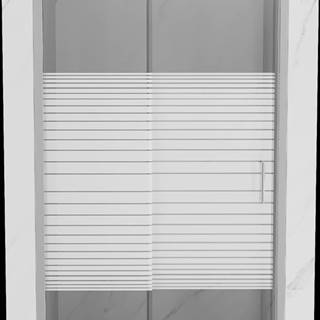 Mexen APIA sprchové posuvné dvere do otvoru 140cm,  číre/pásy,  845-140-000-01-20