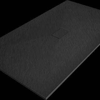 Mexen Hugo,  SMC obdĺžniková sprchová vanička 180 x 100 cm,  čierna matná,  42701018