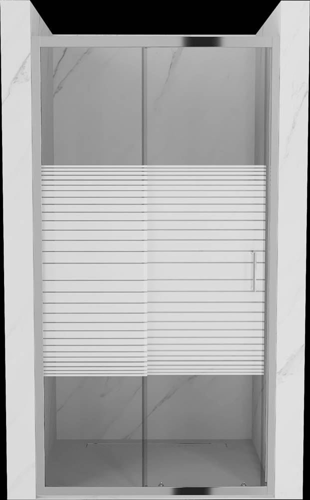 Mexen  APIA sprchové posuvné dvere do otvoru 140cm,  číre/pásy,  845-140-000-01-20 značky Mexen