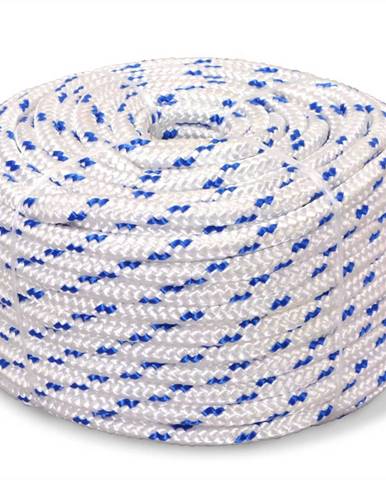 Vidaxl Lodné polypropylénové lano 18 mm 50 m biele