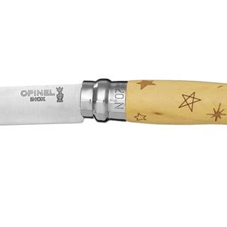 Opinel  Zatvárací nôž VRI N°07 Inox 8 cm buk,  motív hviezd,  OPINEL značky Opinel