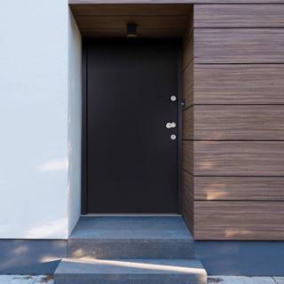 Vidaxl Hliníkové vchodové dvere,  antracit,  90 x 200 cm