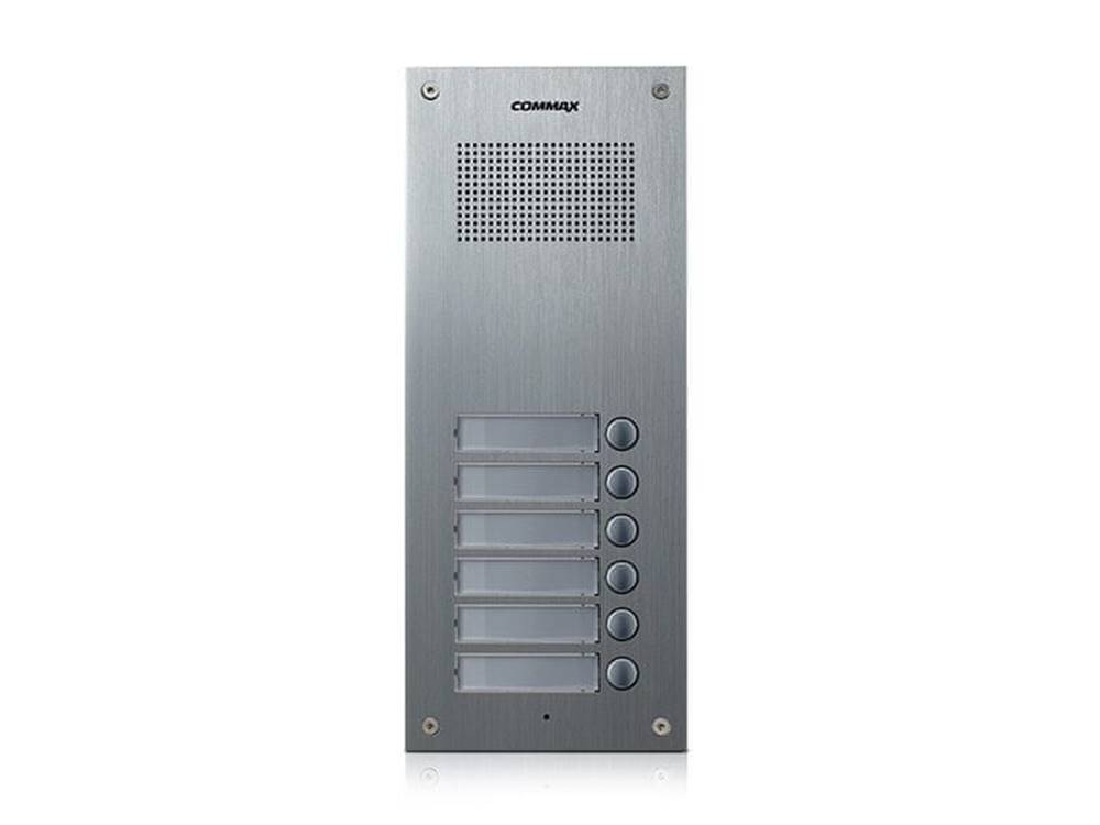COMMAX  DR-6UM - dverové stanice,  audio + 6 tlačidiel,  4+n značky COMMAX