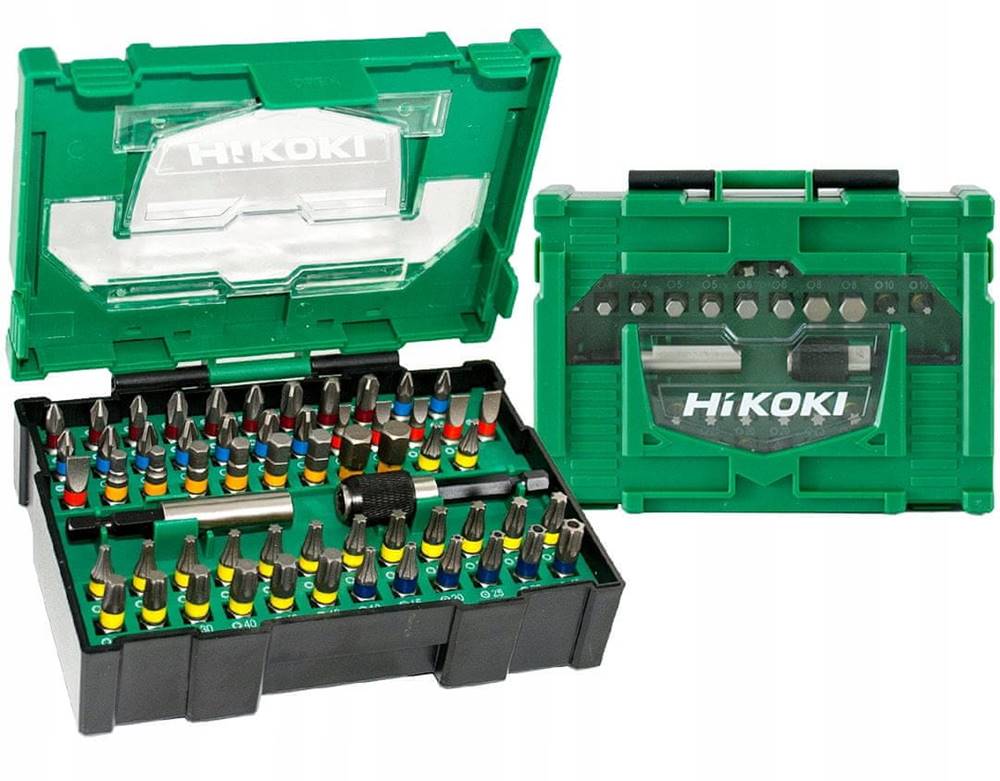 Hikoki  Sada bitov 1/4 '60 dielov BOX II 40030024 značky Hikoki