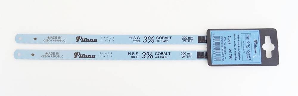 Pilana  Pílový list - plátok HSS all hard cobalt 300 mm,  balenie 2 kusy značky Pilana