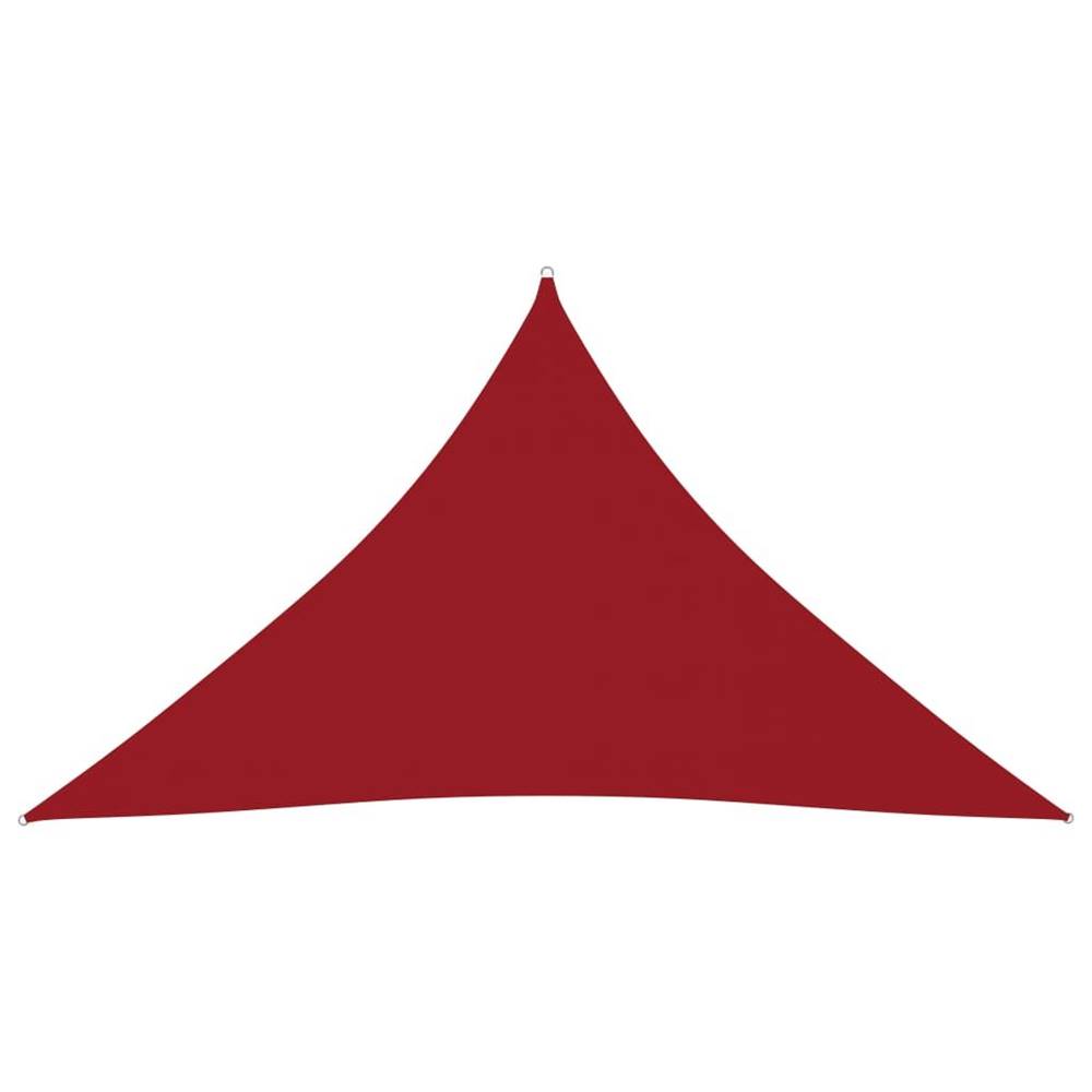 Vidaxl  Tieniaca plachta oxfordská látka trojuholníková 3x3x4, 24 m červená značky Vidaxl