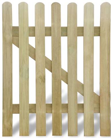 Vidaxl Záhradná brána,  drevo 100x120 cm