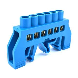 Tracon Electric  Mostík N modrý 6P 10, 5x35x5mm / L1=49mm 2 ks značky Tracon Electric