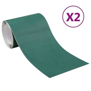 Vidaxl Obojstranné lepiace pásky na umelý trávnik 2 ks 0, 15x10 m zelené