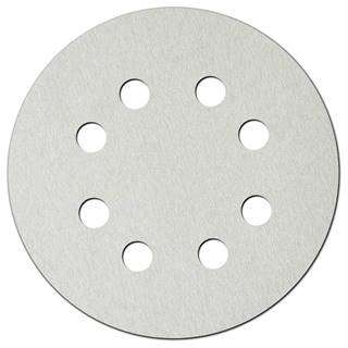 Dedra Brúsne kruhy biele 180 mm,  zrnitosť 150,  suchý zips, 5 ks - DED7764W4