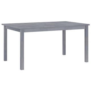 Vidaxl Záhradný jedálenský stôl 150x90x74 cm akáciový masív