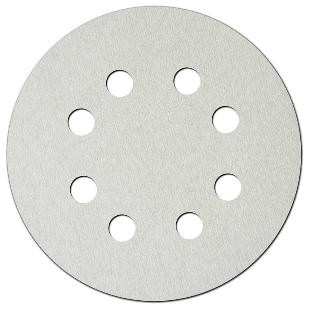 Dedra  Brúsne kruhy biele 180 mm,  zrnitosť 150,  suchý zips, 5 ks - DED7764W4 značky Dedra