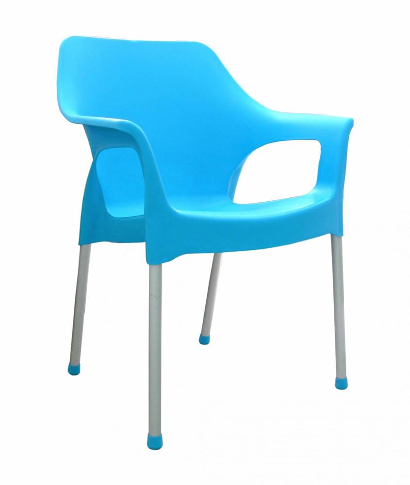 MEGA PLAST  MP1282 URBAN (AL nohy) stolička,  83, 5x60x54 značky MEGA PLAST