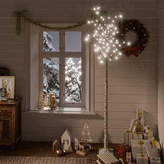 Vidaxl Vianočný stromček 200 LED 2, 2 m biela vŕba vnútorný vonkajší