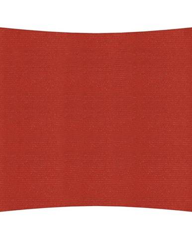 Vidaxl Tieniaca plachta 160 g/m2 červená 5x5 m HDPE