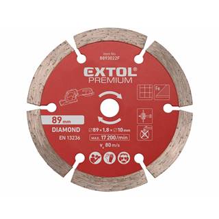 Extol Premium  Kotúč diamantový,  Ø89mm,  pre 8893022,  EXTOL PREMIUM značky Extol Premium