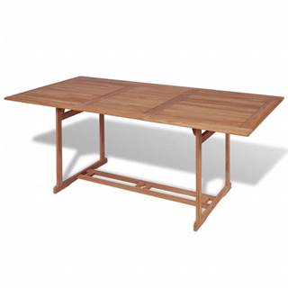 Vidaxl  Záhradný stôl 180x90x75 cm,  tíkový masív značky Vidaxl