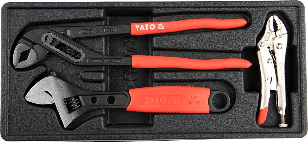 YATO   Vložka do zásuvky - kľúč nastaviteľný,  kliešte siko,  samosvorné značky YATO