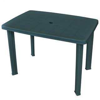 Petromila vidaXL Záhradný stôl,  zelený 101x68x72 cm,  plast