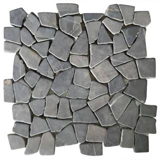 Vidaxl  Mozaikové dlaždice 11 ks,  mramor,  čierne 1 m2 značky Vidaxl