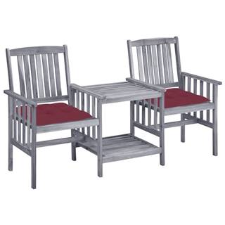 Vidaxl  Záhradné stoličky s čajovým stolíkom a sedákmi akáciový masív značky Vidaxl