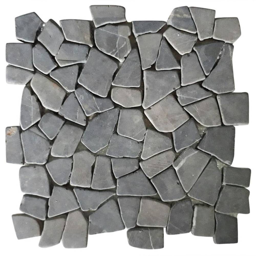Vidaxl  Mozaikové dlaždice 11 ks,  mramor,  čierne 1 m2 značky Vidaxl