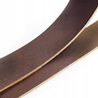CraftPoint Prírodný kožený opasok tmavohnedý 3, 0-3, 5 mm - 30 mm